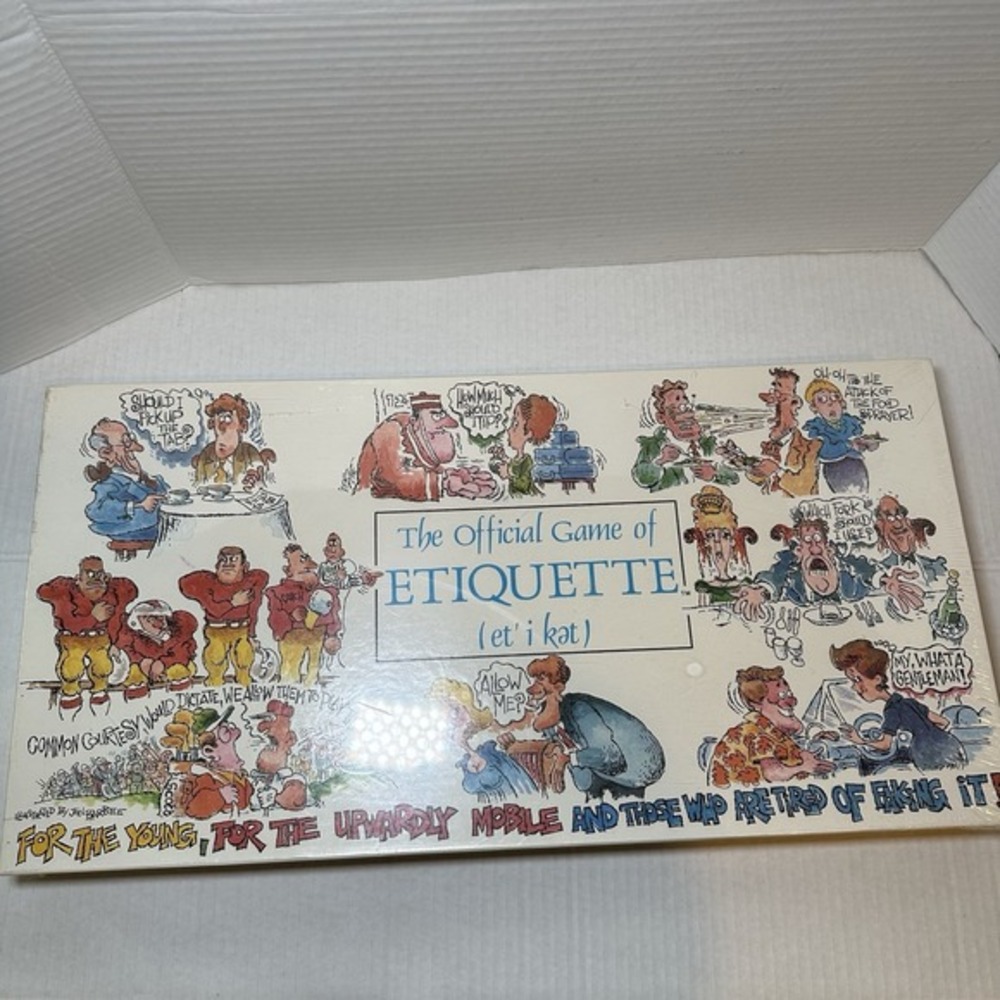 Vintage The OFFICIAL GAME of ETIQUETTE by Mountain‎ Top Game New Sealed